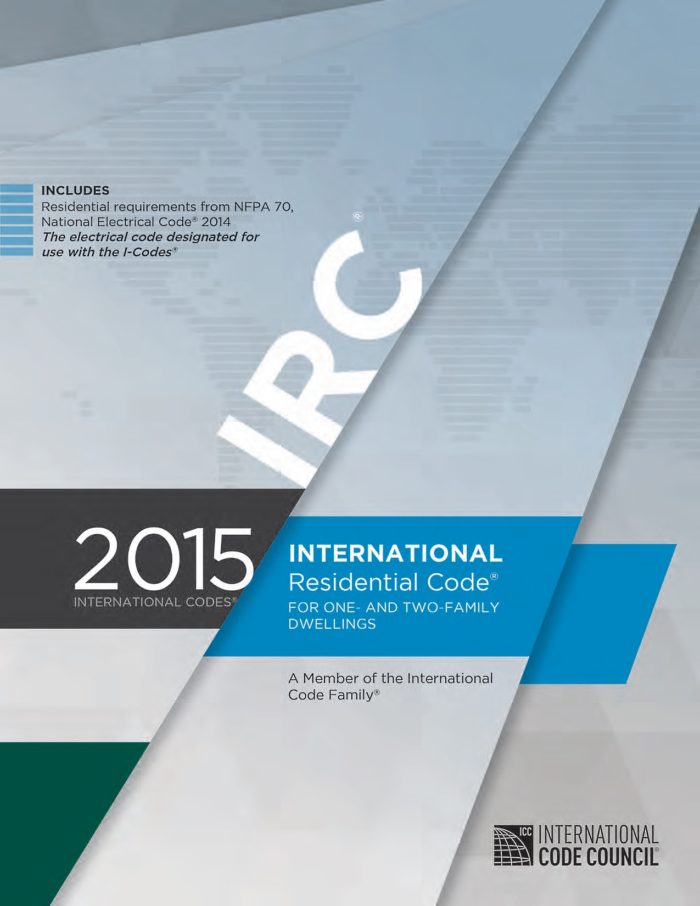 Irc Code Layout International Residential Code – IRC : Bluegill Energy